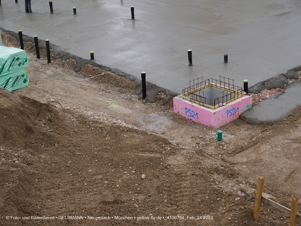 24.02.2023 -  Baustelle Haus für Kinder in Neupelach Quiddestraße 3